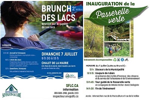 Inauguration de la Passerelle verte et Brunch des Lacs