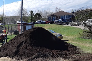 Distribution de compost, quelle réussite!