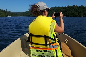 Échantillonnage des lacs au mois d’août