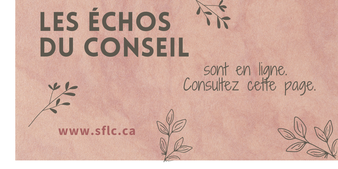 Nos Échos du conseil sont en ligne !