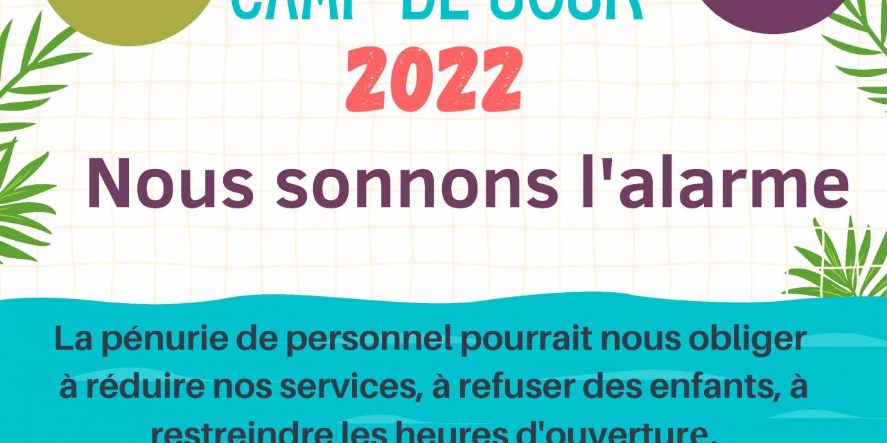 Nous sonnons l’alarme: les candidatures ne sont pas assez nombreuses !