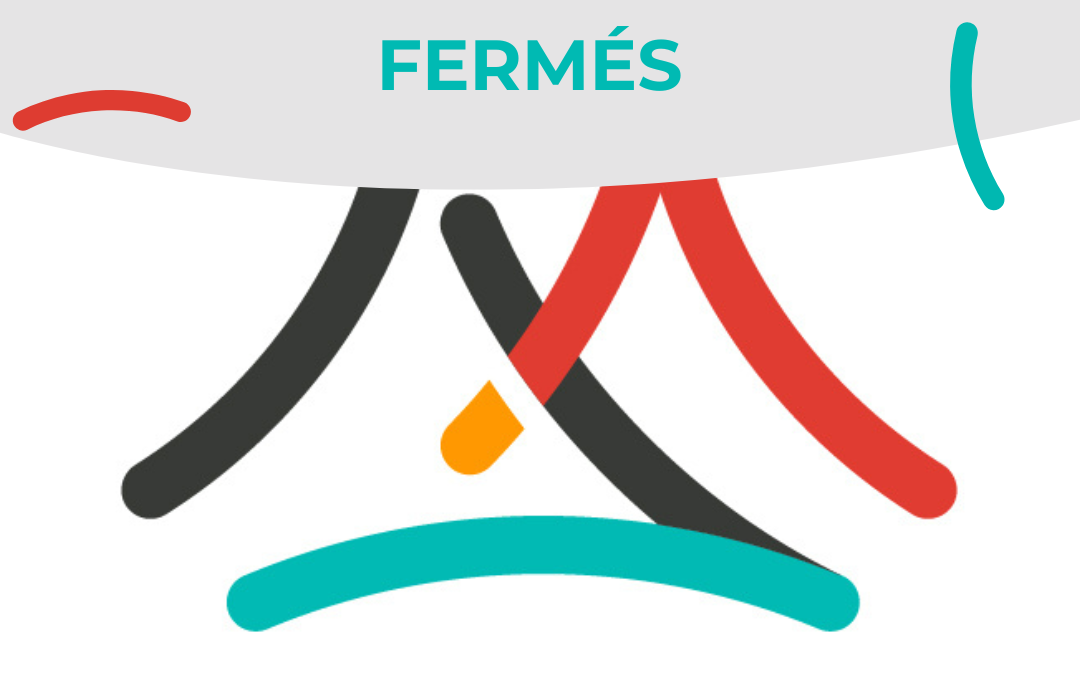 Fermeture de nos bureaux: 12 sept. de midi à 13 h 30.
