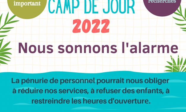 Nous sonnons l’alarme: les candidatures ne sont pas assez nombreuses !