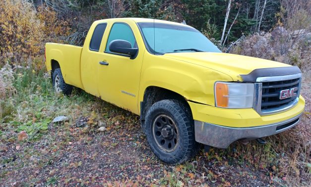 Une camionnette de la Municipalité est à vendre.