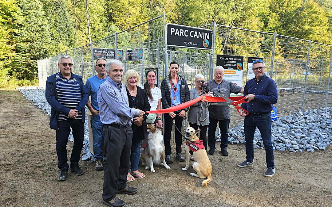 Un tout premier parc canin… à l’essai!