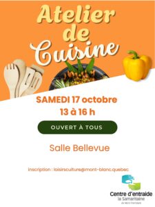 Atelier de cuisine: Saveurs locales et gourmandes