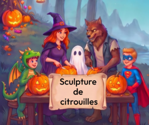Sculpture de citrouilles – salle Bellevue