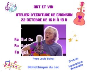 Atelier d&rsquo;écriture de chanson